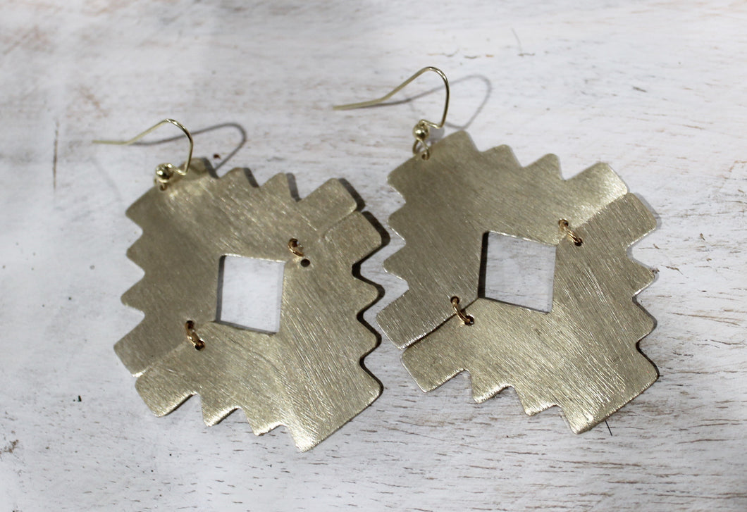 Double Aztec Earrings