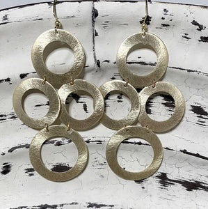 Open Circle Statement Earrings