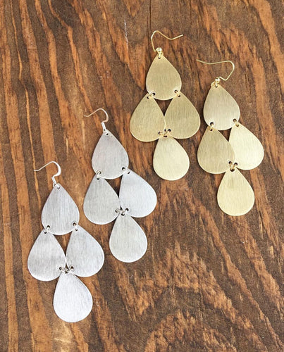 Teardrop Chandelier Earrings