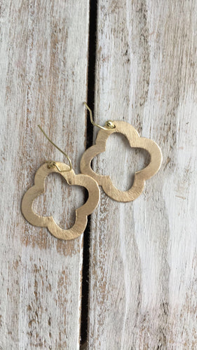 Small Quatrefoil Earrings