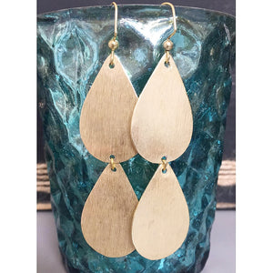 Double Teardrop Earrings