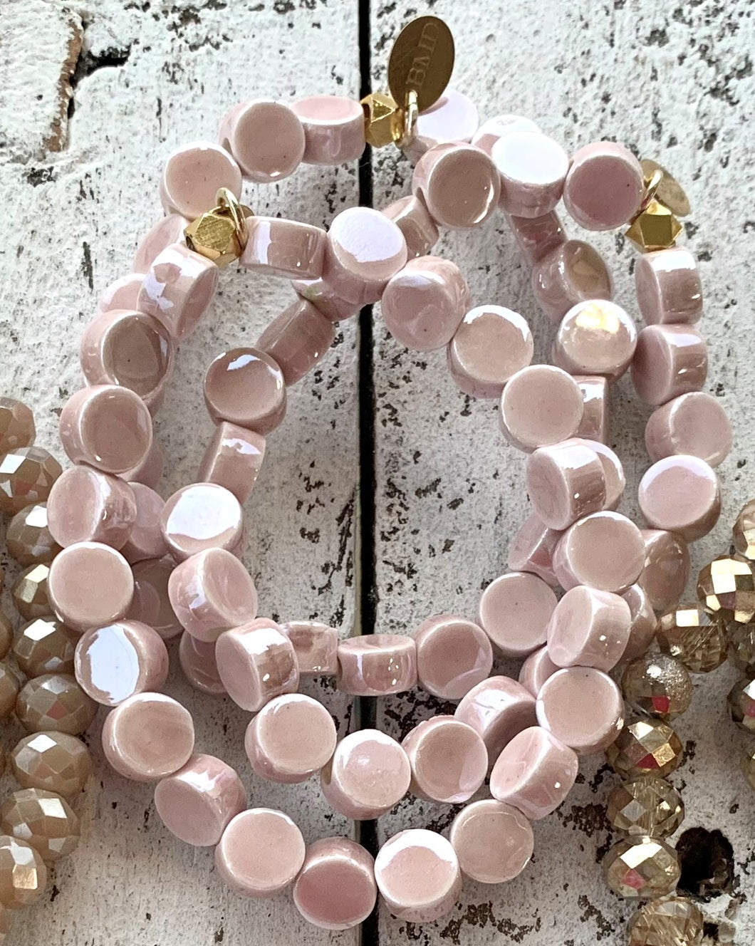 Blush Beaded Bracelet
