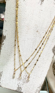 Fancy Chain + Dainty Pendant Necklace