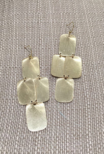 Square Chandelier Statement Earrings