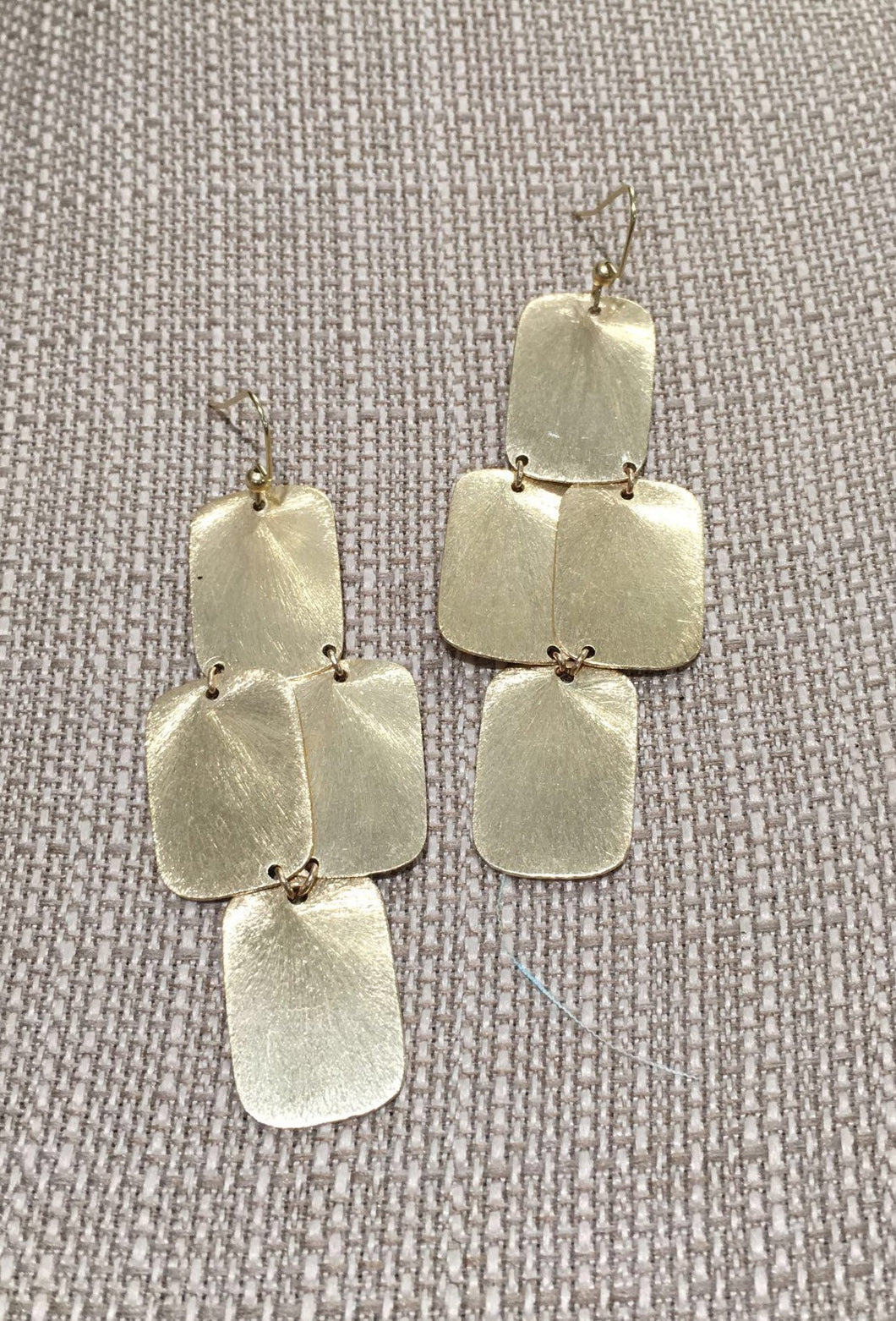 Square Chandelier Statement Earrings