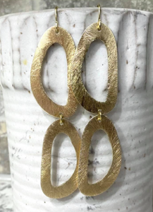 Double Oval Earrings